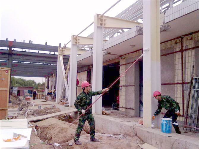 室內(nèi)薄型鋼結構防火涂料應用